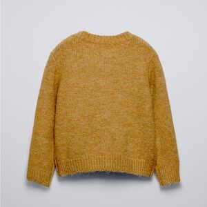 Zara Kids Soft Tan Crew Neck Sweater 13-14